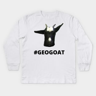 #GEOGOAT Kids Long Sleeve T-Shirt